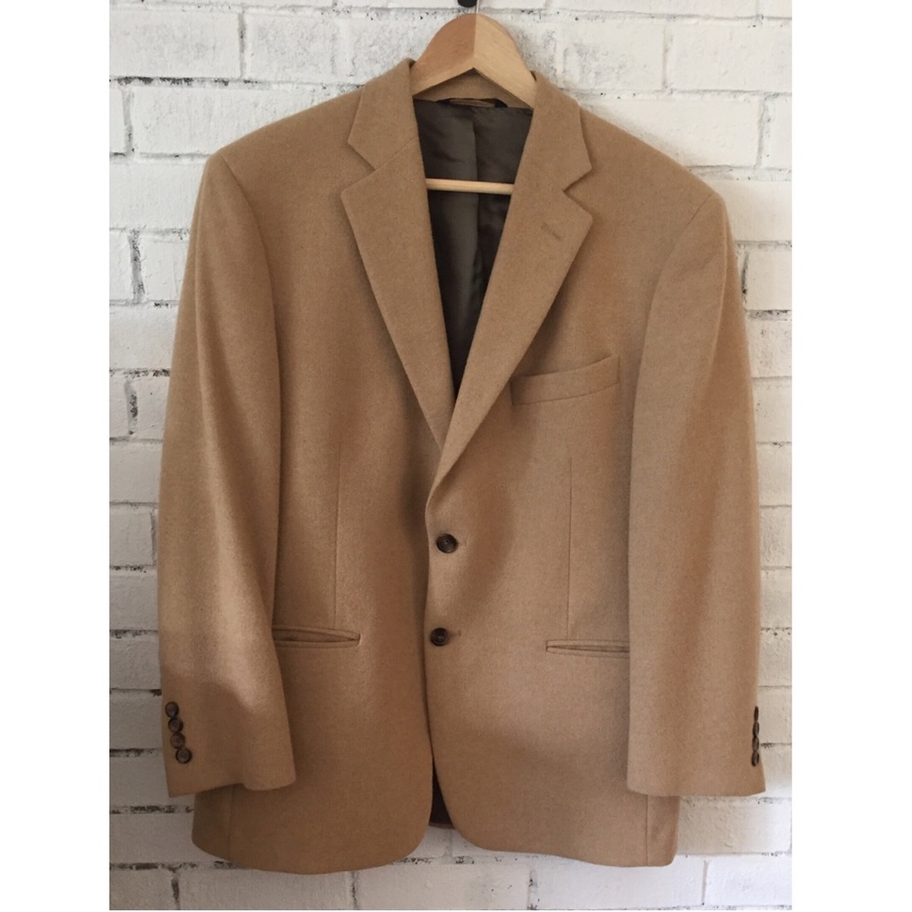 Brooks Brothers Camel Hair Suit Jacket